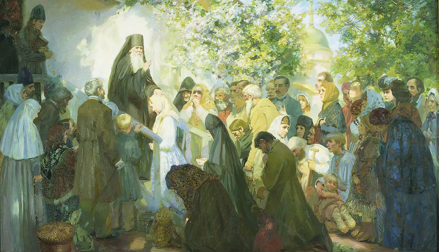 С. Ивлева. Преподобный Амвросий Оптинский. 2002 г.